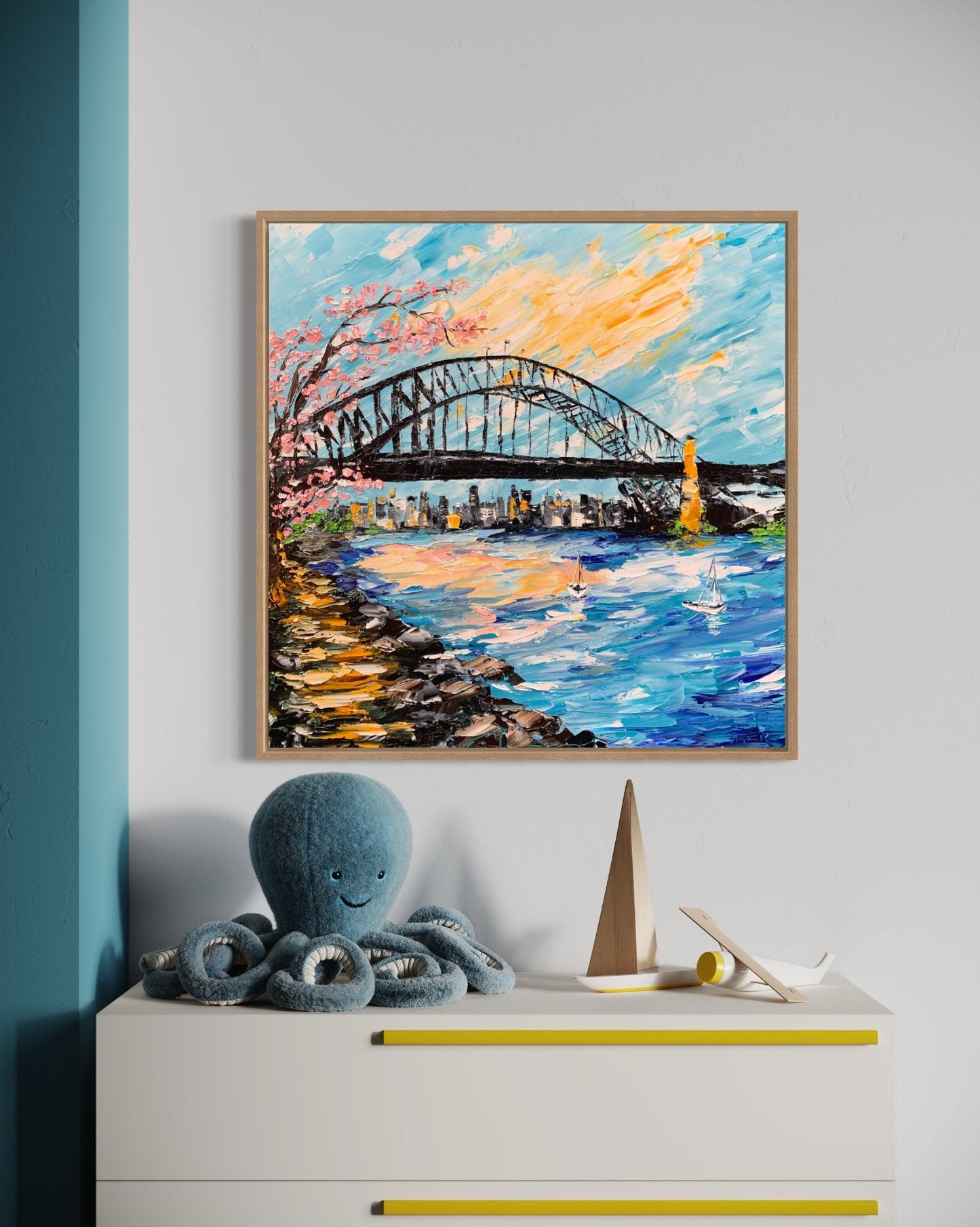 Bridging the gap - Original Art - Gold Coast Gallery Of ArtAnjana Rai
