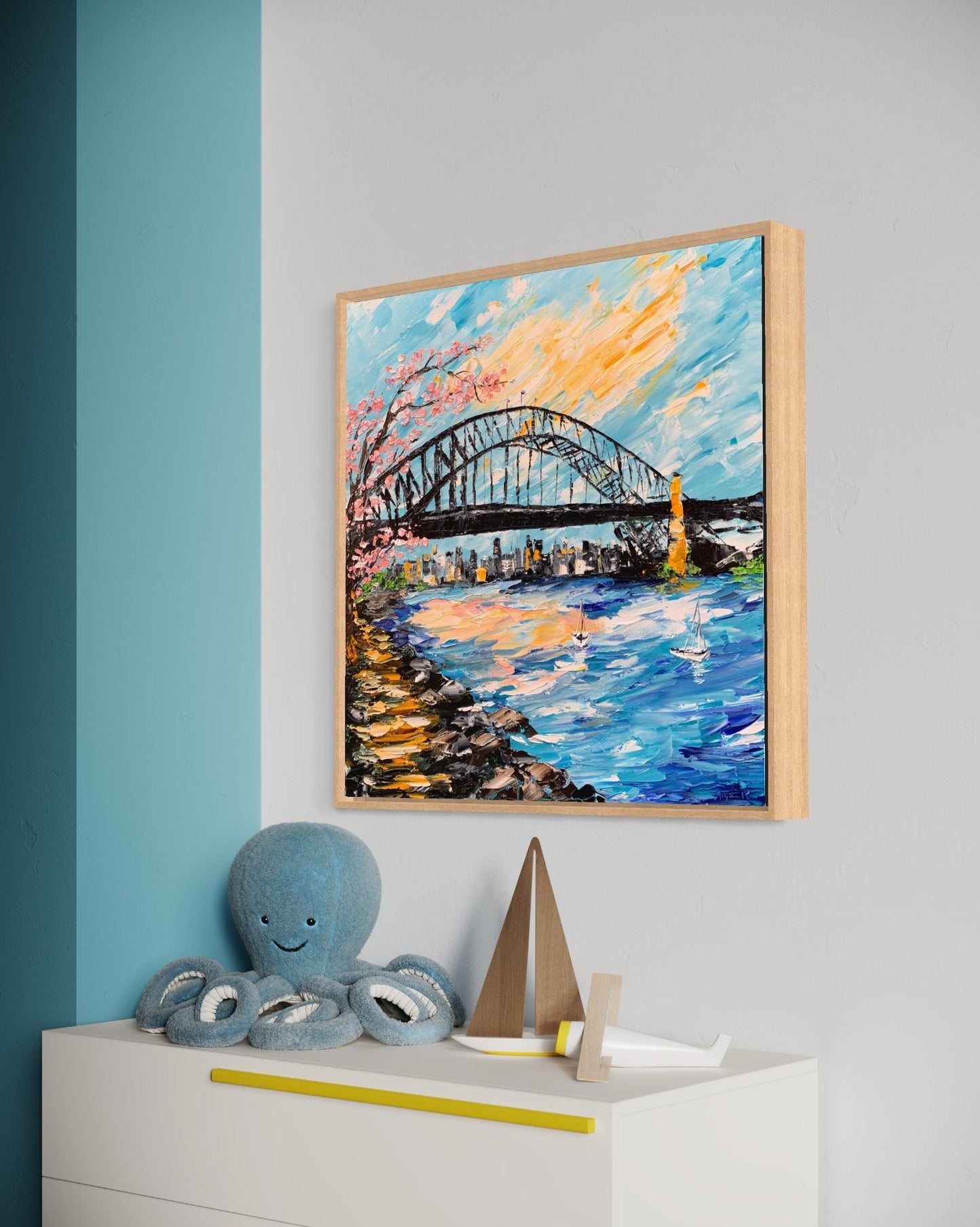 Bridging the gap - Original Art - Gold Coast Gallery Of ArtAnjana Rai