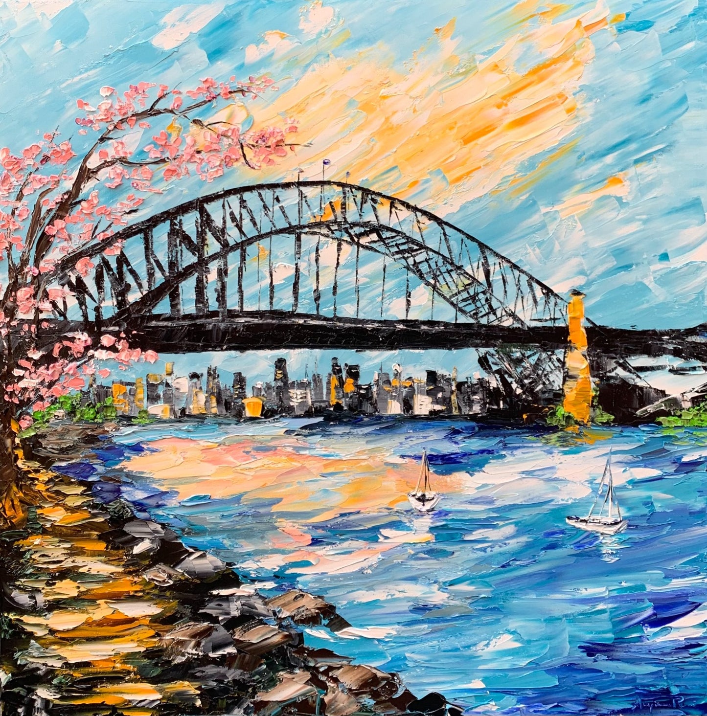 Bridging the gap - Original Art - Gold Coast Gallery Of ArtAnjana Rai