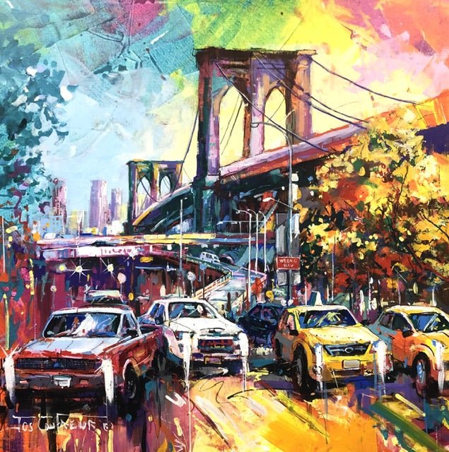 Brooklyn Bridge - Original Art - Gold Coast Gallery Of ArtJos Coufreur