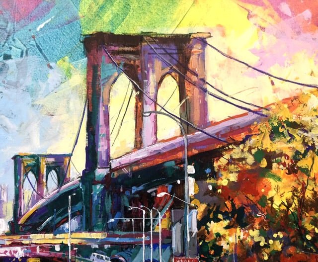 Brooklyn Bridge - Original Art - Gold Coast Gallery Of ArtJos Coufreur