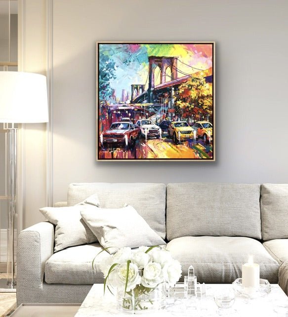 Brooklyn Bridge - Original Art - Gold Coast Gallery Of ArtJos Coufreur