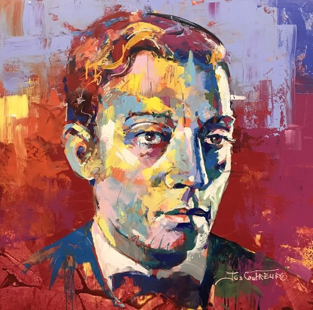 Buster Keaton Movie Star - Original Art - Gold Coast Gallery Of ArtJos Coufreur