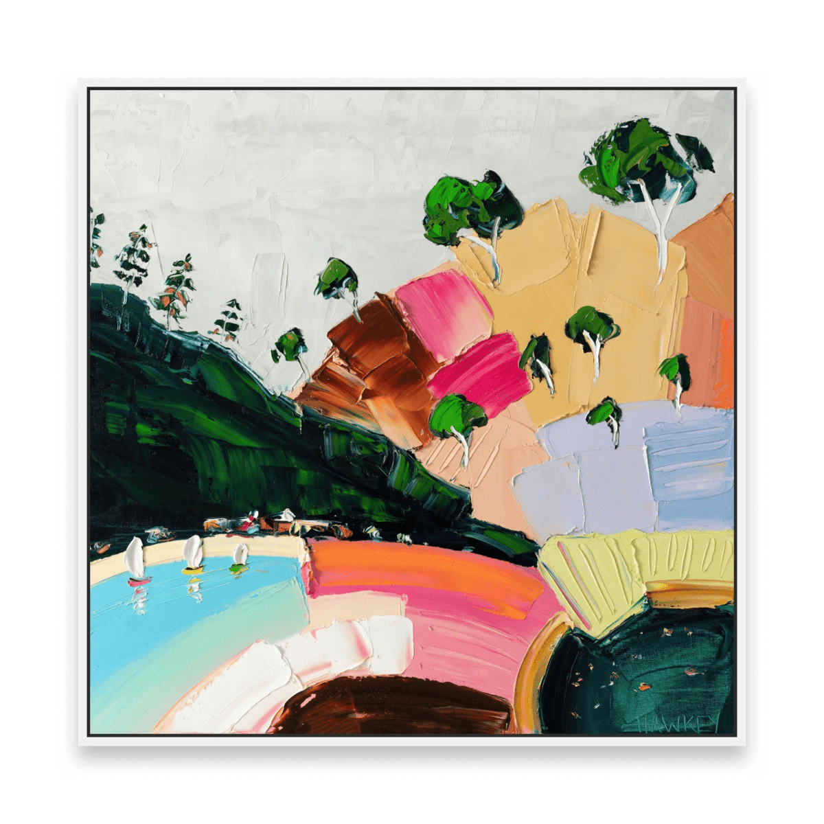By The Bay - Fine Art Print - Gold Coast Gallery Of ArtAngela Hawkey
