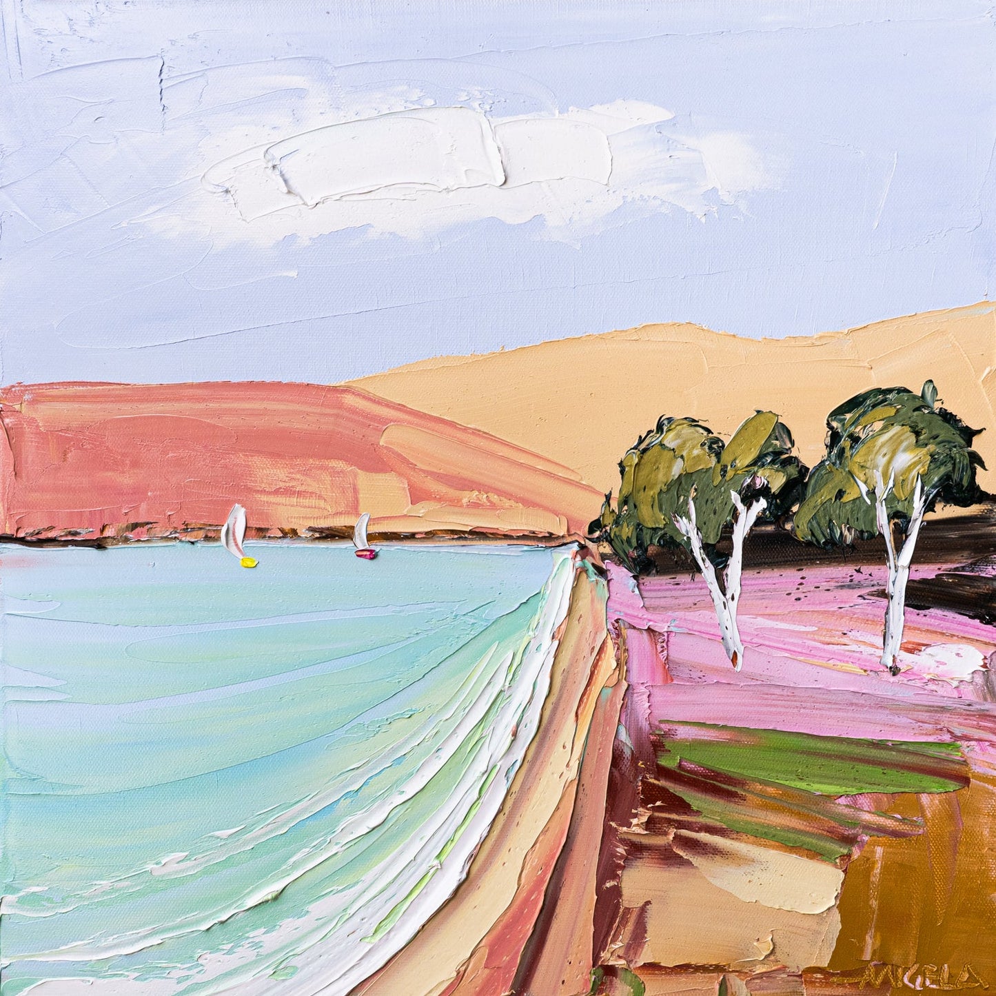 By The Two Trees - Gold Coast Gallery Of ArtAngela Hawkey
