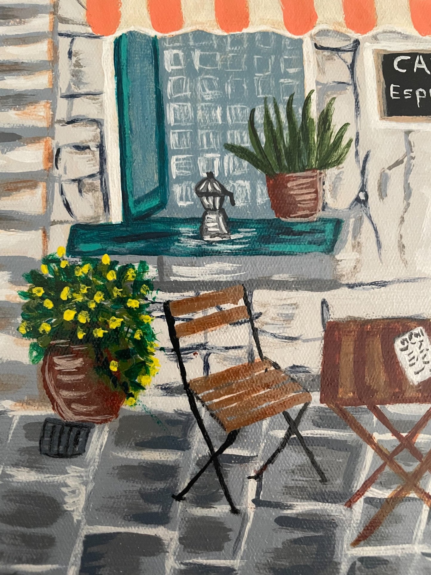Caffè Culture - Original Art - Gold Coast Gallery Of ArtCath Michael