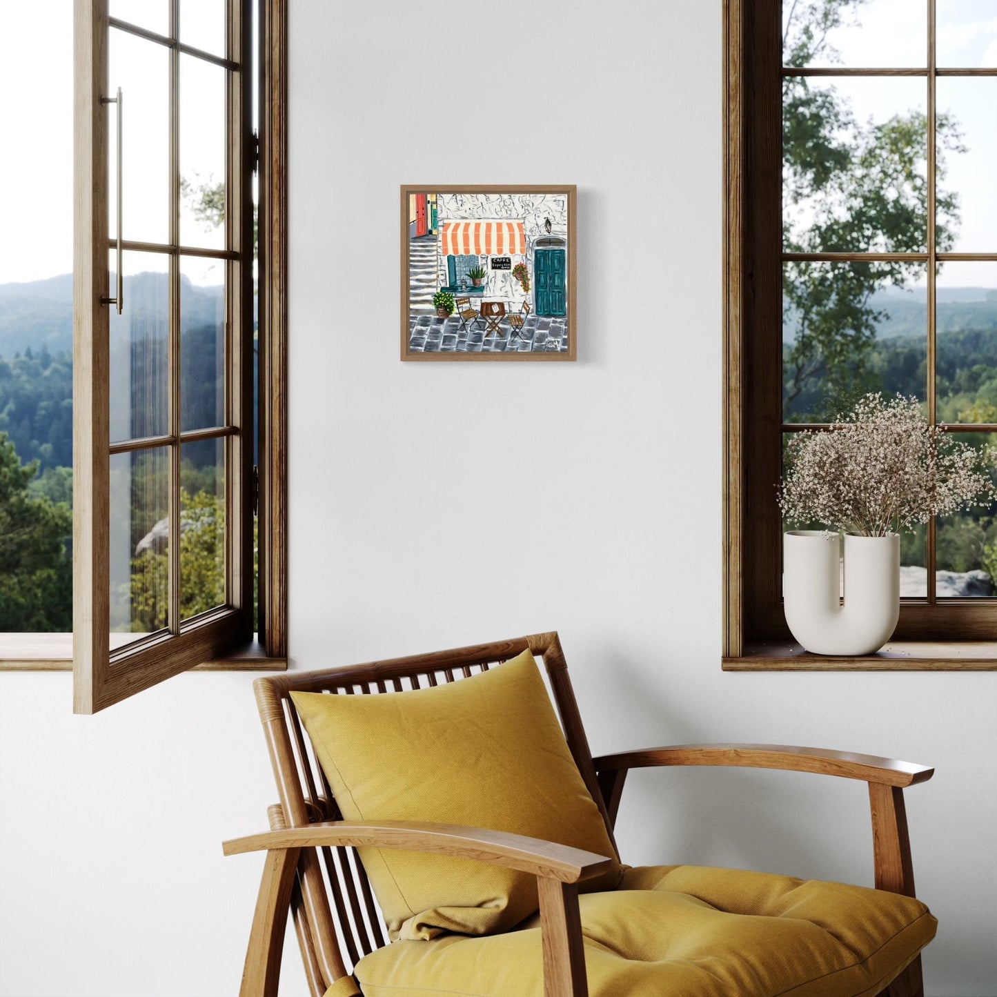 Caffè Culture - Original Art - Gold Coast Gallery Of ArtCath Michael