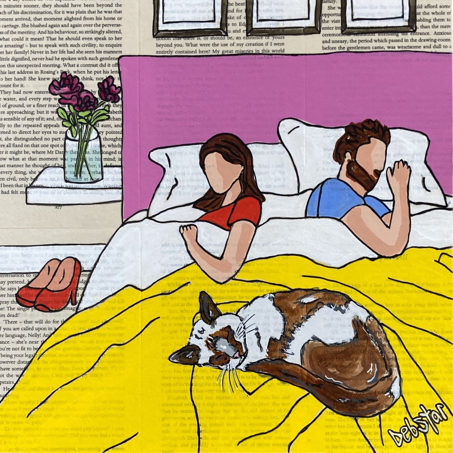 Cat Capers - Bedtime - Gold Coast Gallery Of ArtDeborah Lang