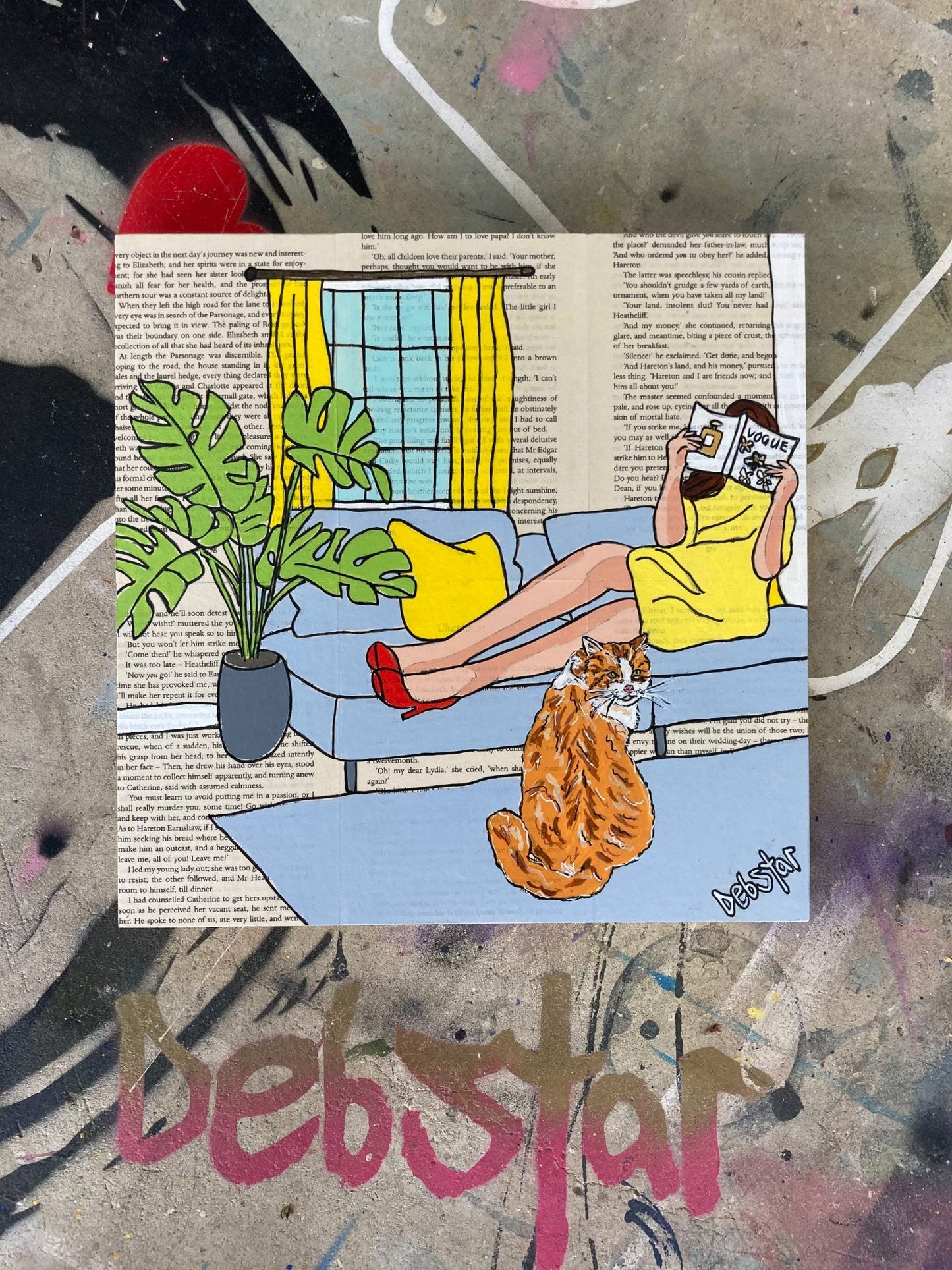 Cat Capers - Lounging - Gold Coast Gallery Of ArtDeborah Lang