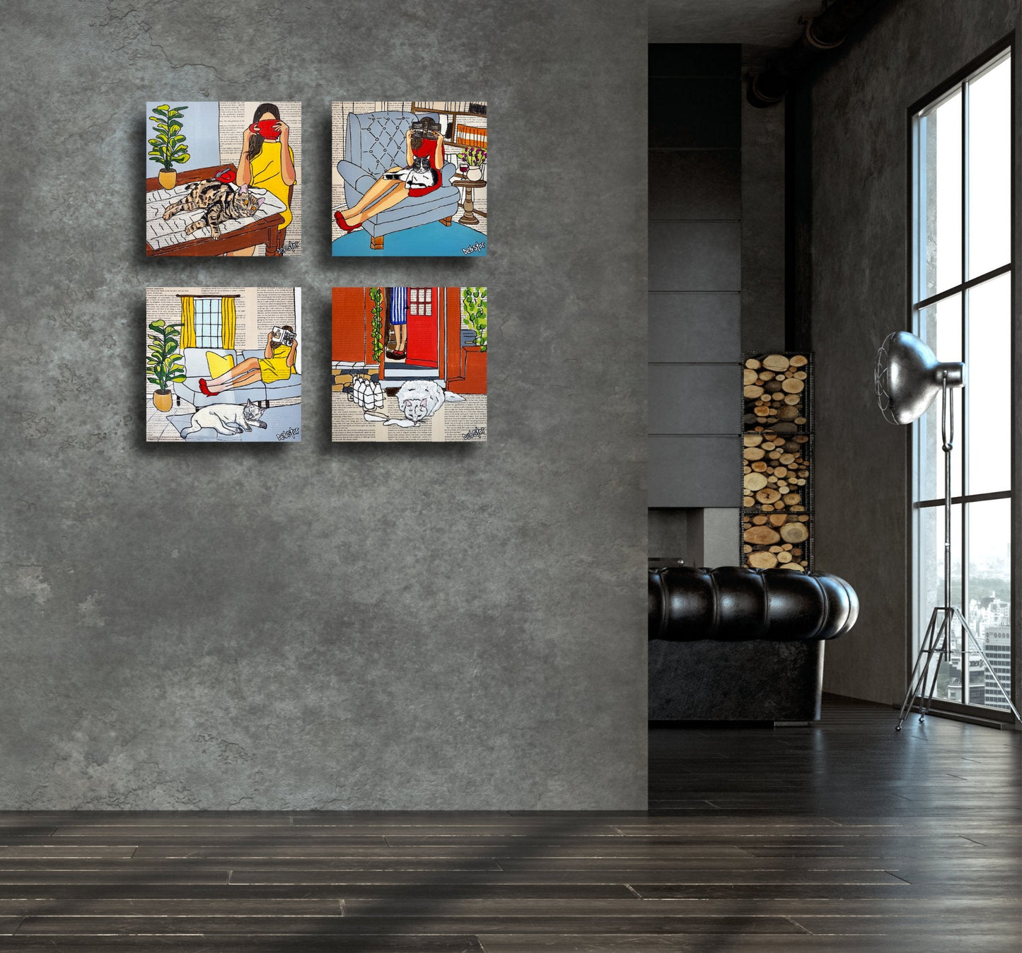 Cat Capers - Milko - Gold Coast Gallery Of ArtDeborah Lang