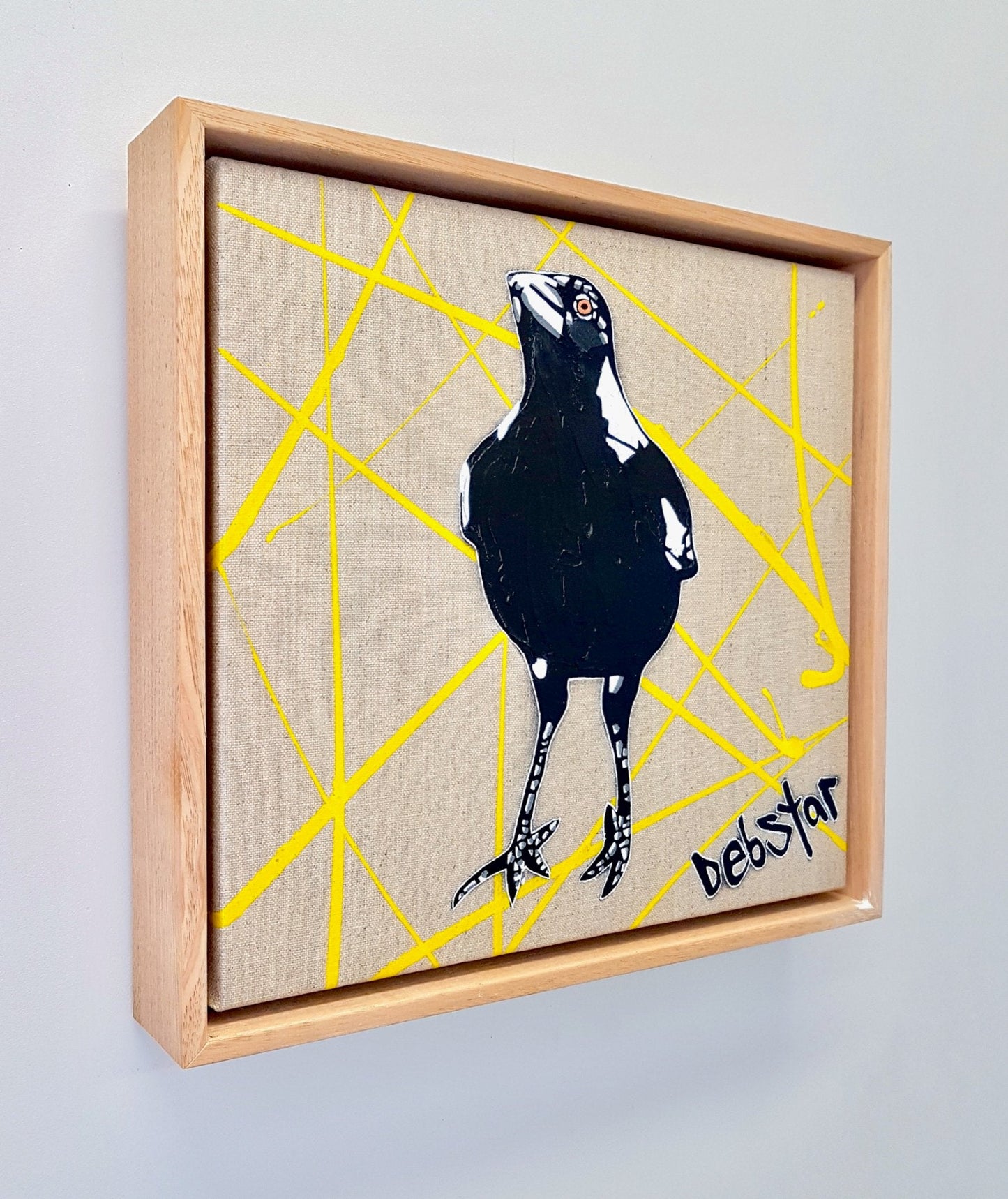 Cheeky Magpie! 4 - Original Art - Gold Coast Gallery Of ArtDeborah Lang
