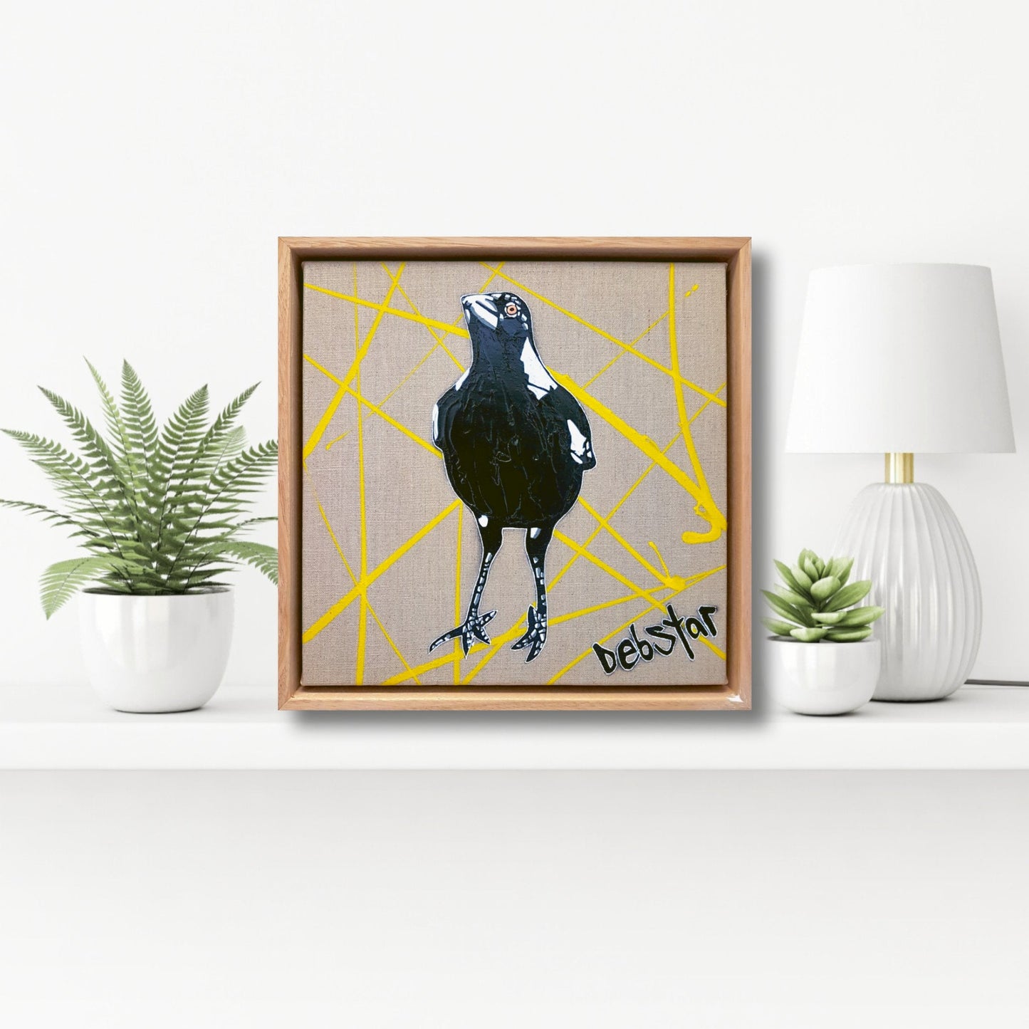 Cheeky Magpie! 4 - Original Art - Gold Coast Gallery Of ArtDeborah Lang