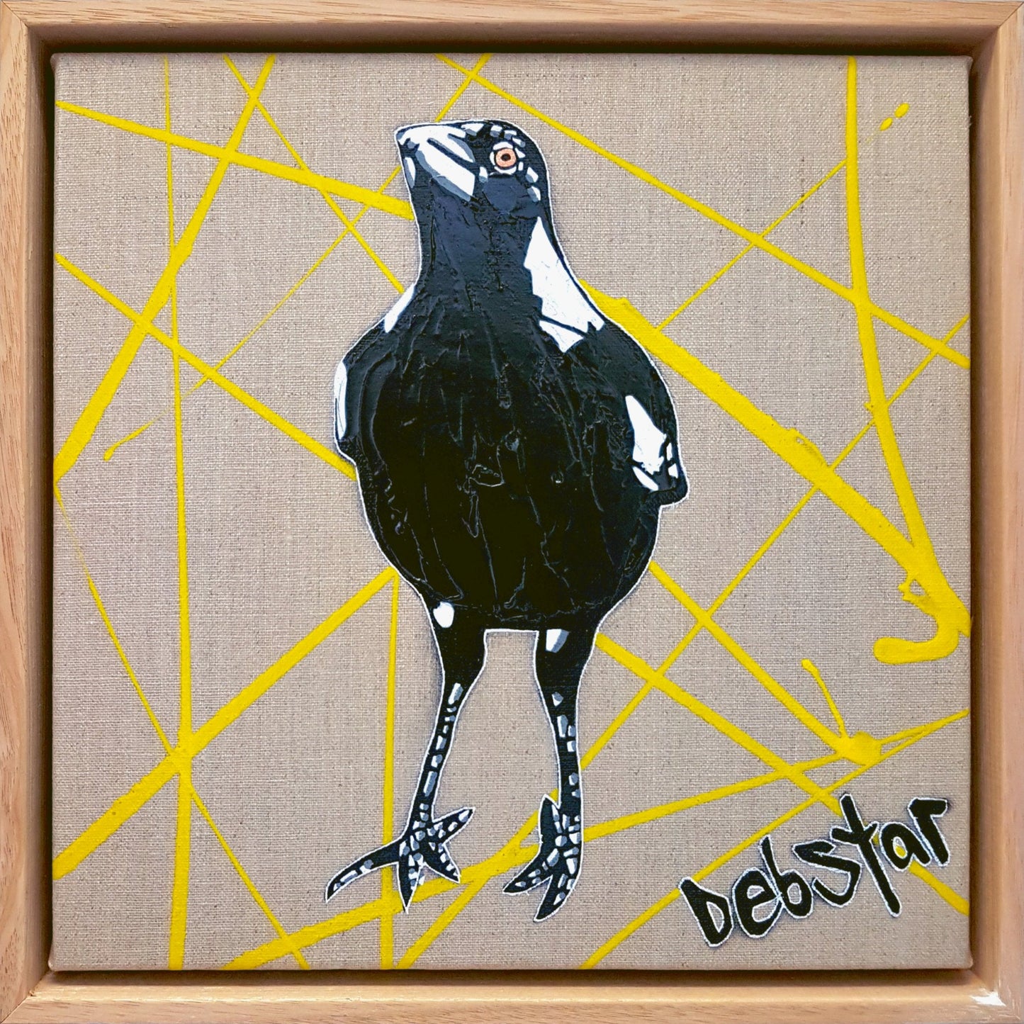 Cheeky Magpie! 4 - Original Art - Gold Coast Gallery Of ArtDeborah Lang
