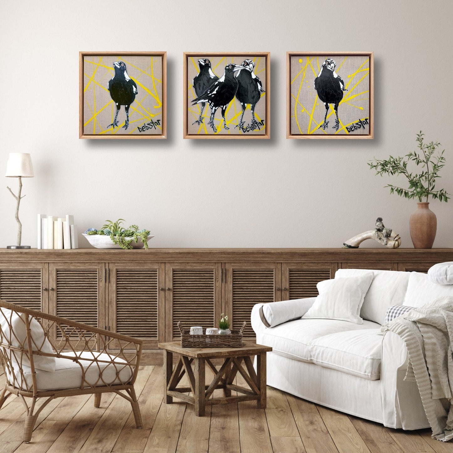 Cheeky Magpie! 4 - Original Art - Gold Coast Gallery Of ArtDeborah Lang