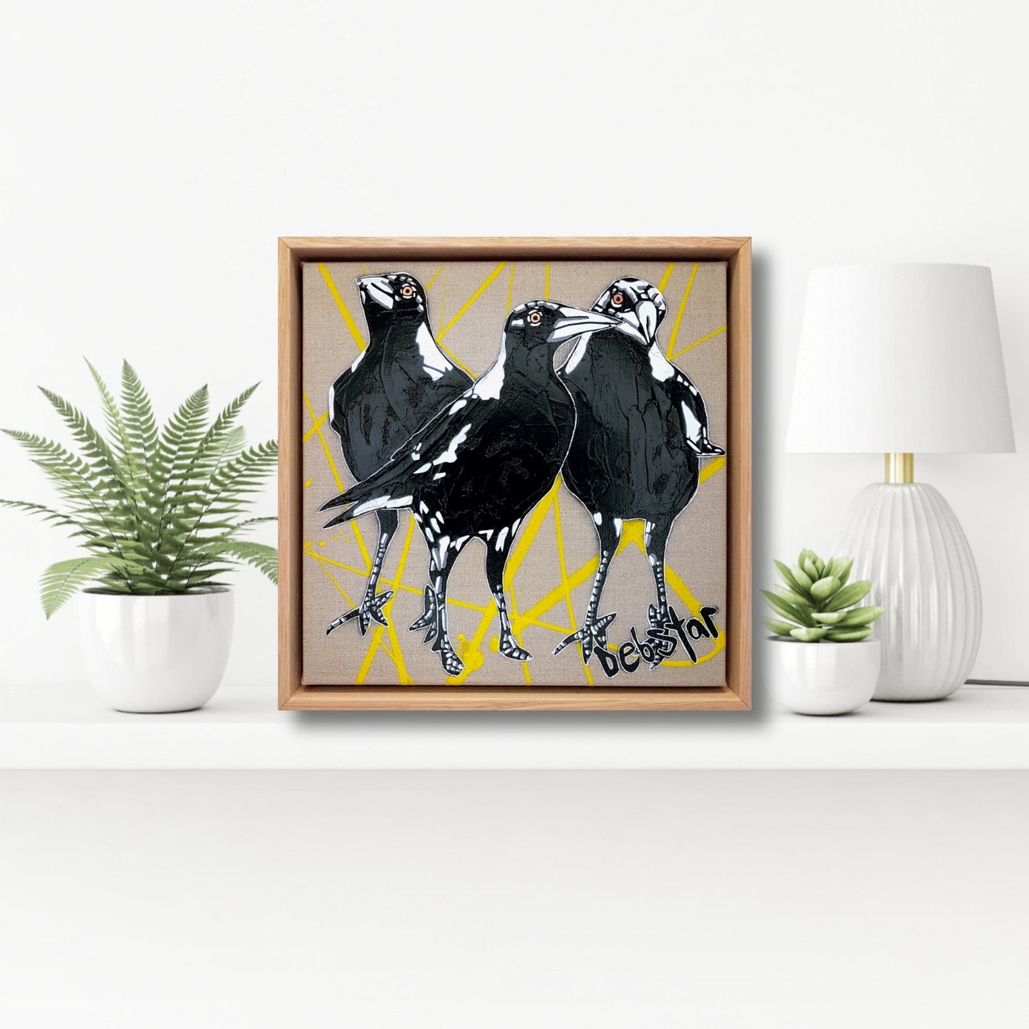 Cheeky Magpie! Trouble - Original Art - Gold Coast Gallery Of ArtDeborah Lang