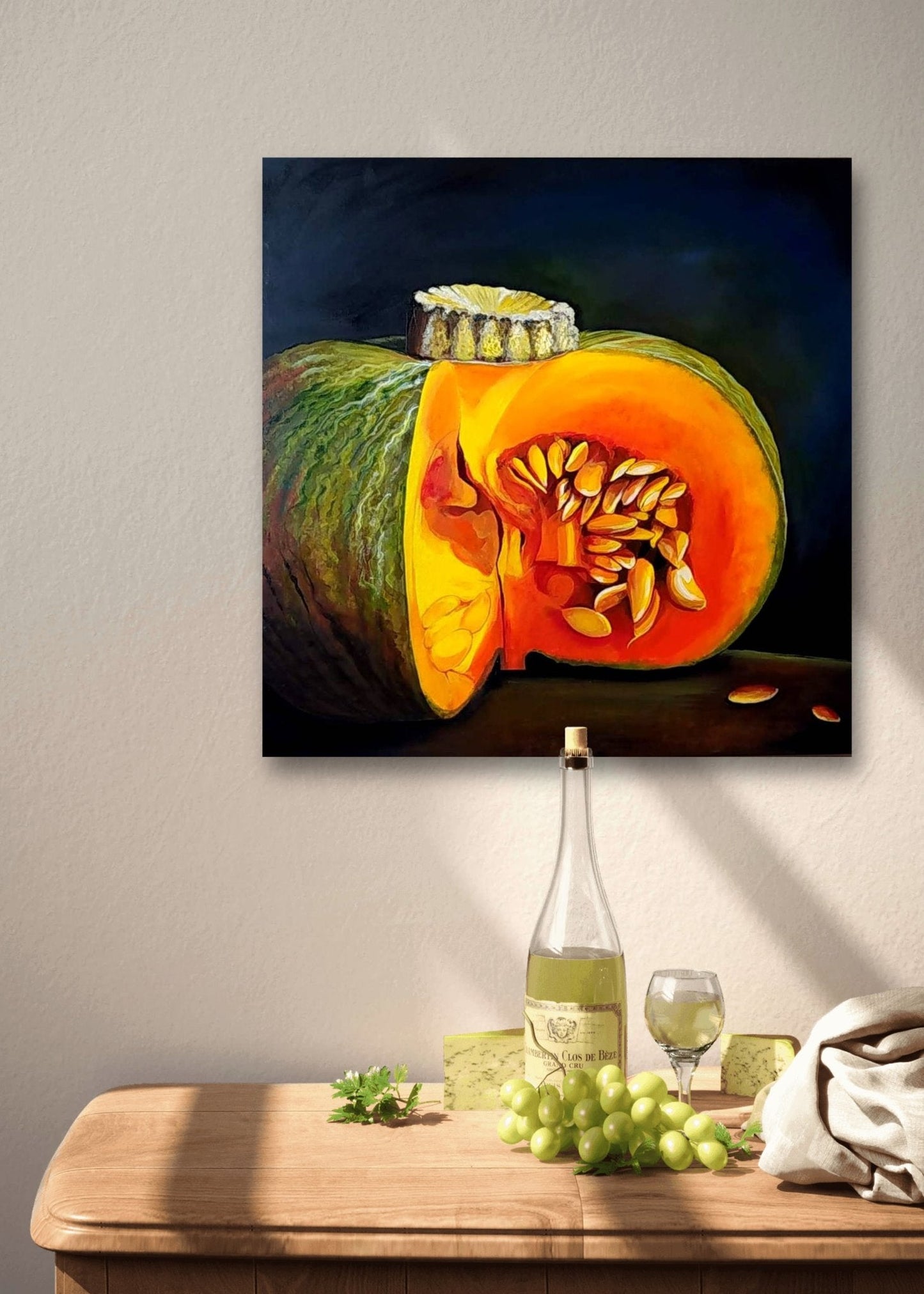 Citrouille country pumpkin - Original Art - Gold Coast Gallery Of ArtYvonne Wells