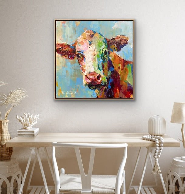 Clover the Cow - Original Art - Gold Coast Gallery Of ArtJos Coufreur