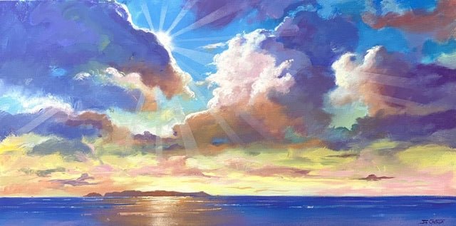 Coastal Glow 2 - Original Art - Gold Coast Gallery Of ArtJos Coufreur