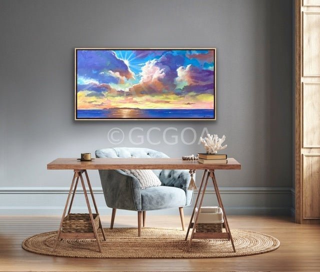 Coastal Glow 2 - Original Art - Gold Coast Gallery Of ArtJos Coufreur