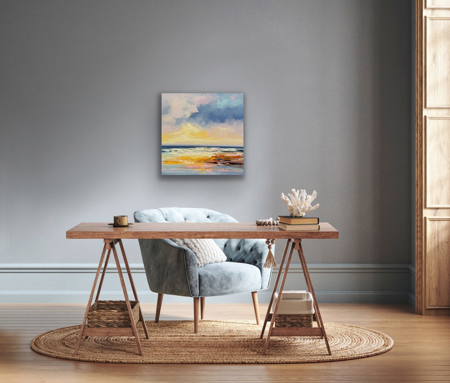 Colours of the ocean No 43 - Original Art - Gold Coast Gallery Of ArtLiliana Gigovic