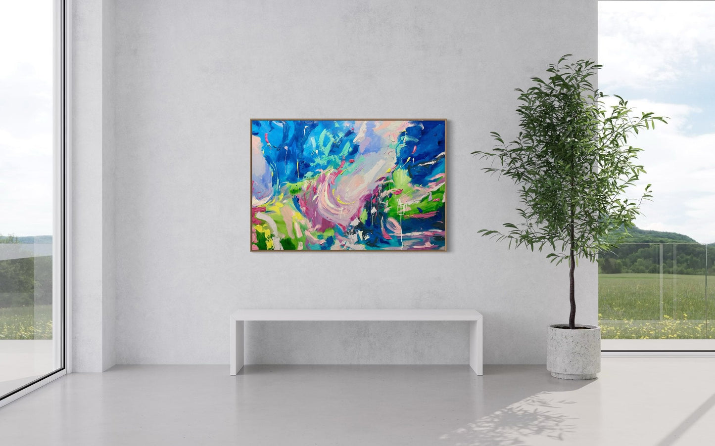 Cosmic Flow - Gold Coast Gallery Of ArtAnjana Rai