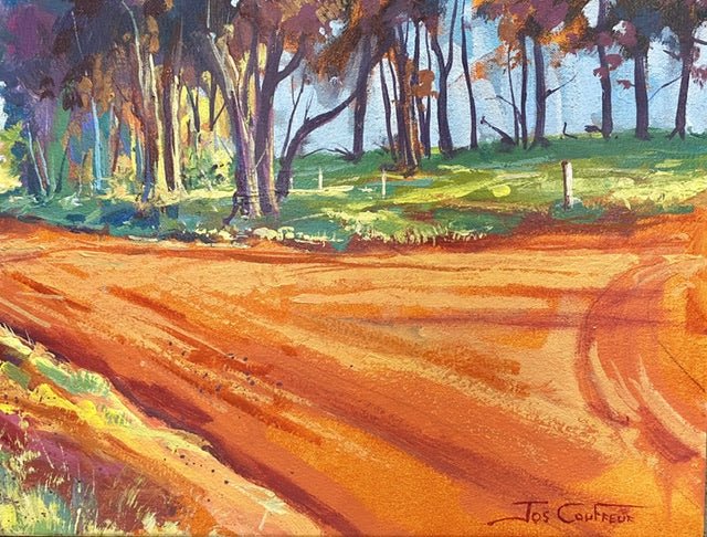 Country Road 2 - Original Art - Gold Coast Gallery Of ArtJos Coufreur