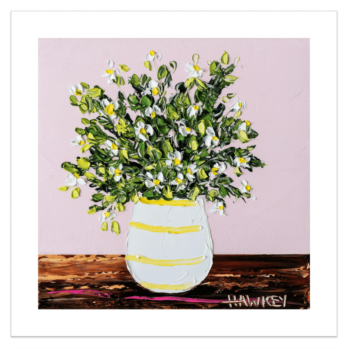 Daisies In A Vase 5 - Fine Art Print - Gold Coast Gallery Of ArtAngela Hawkey