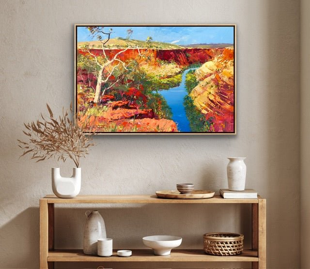 Dales Gorge, Karijini - Original Art - Gold Coast Gallery Of ArtJos Coufreur