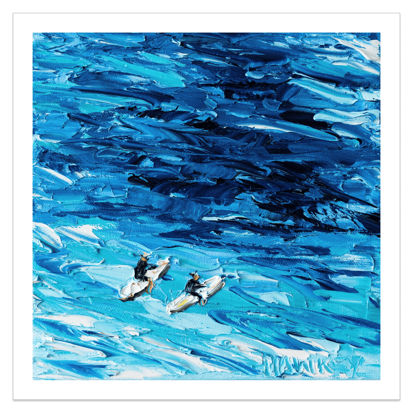 Deep Blue - Fine Art Print - Gold Coast Gallery Of ArtAngela Hawkey