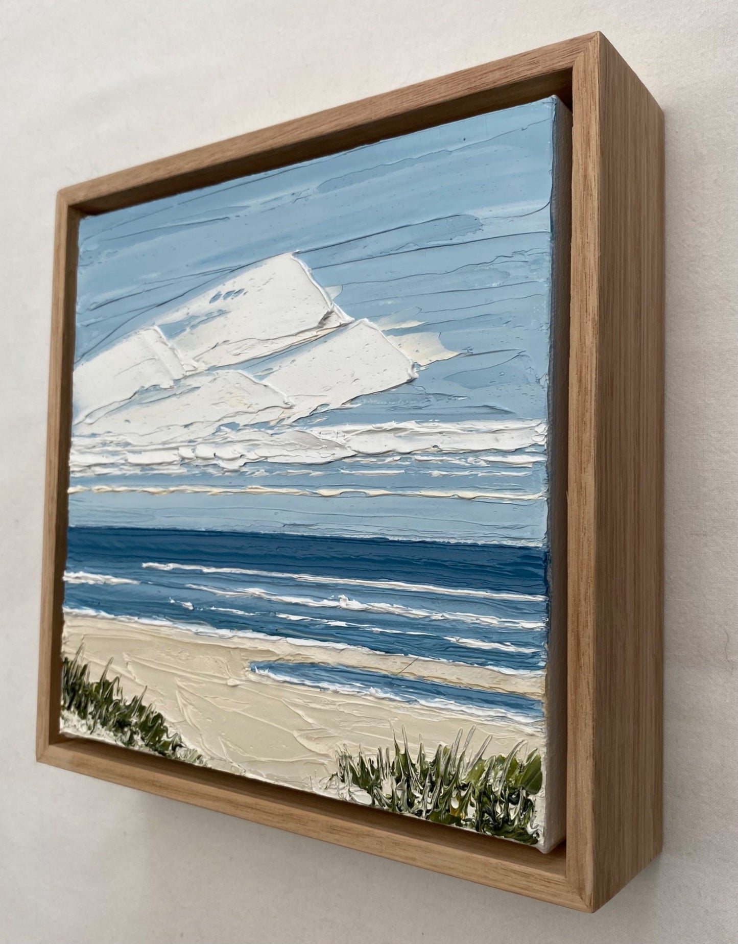 Denim Blue Beach Days - Original Art - Gold Coast Gallery Of ArtJustine Bartie