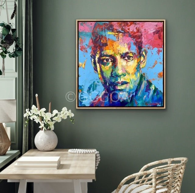 Denzel Washington- Original Art - Gold Coast Gallery Of ArtJos Coufreur
