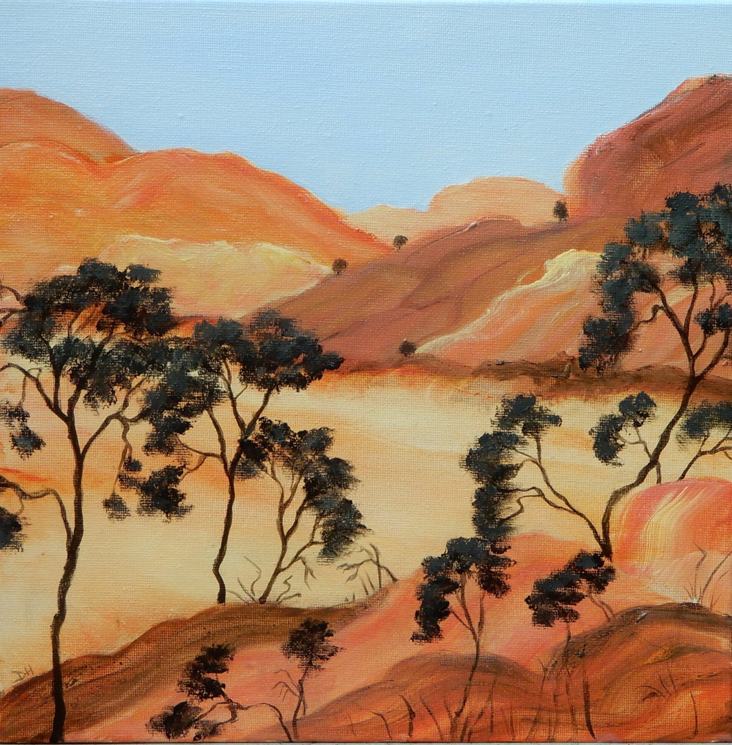 Desert Reds - Gold Coast Gallery Of ArtDoodie Herman