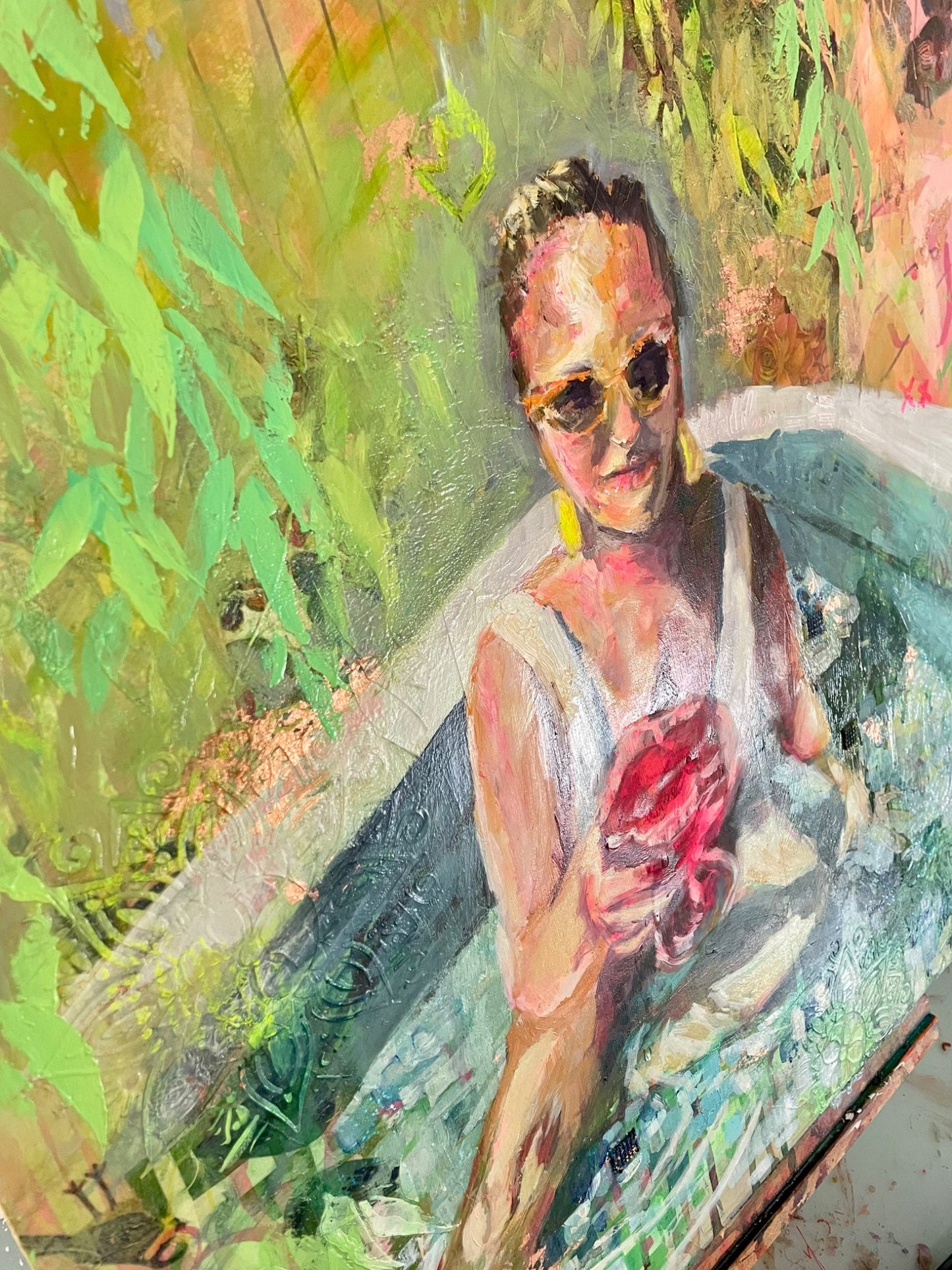 Divine & Sunshine - Original Artwork - Gold Coast Gallery Of ArtNatasha Charlotte