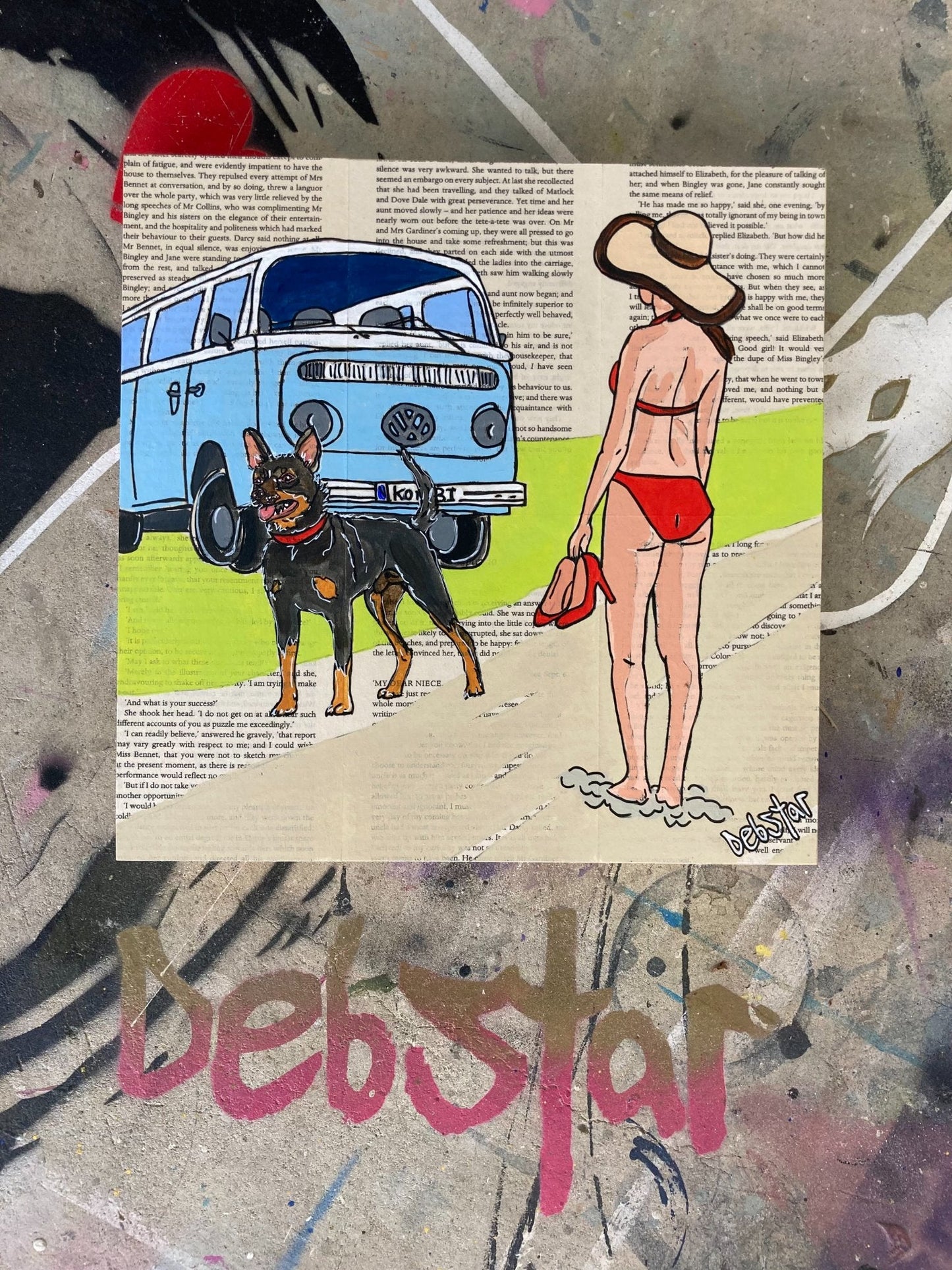 Dog Days - Kombi - Gold Coast Gallery Of ArtDeborah Lang