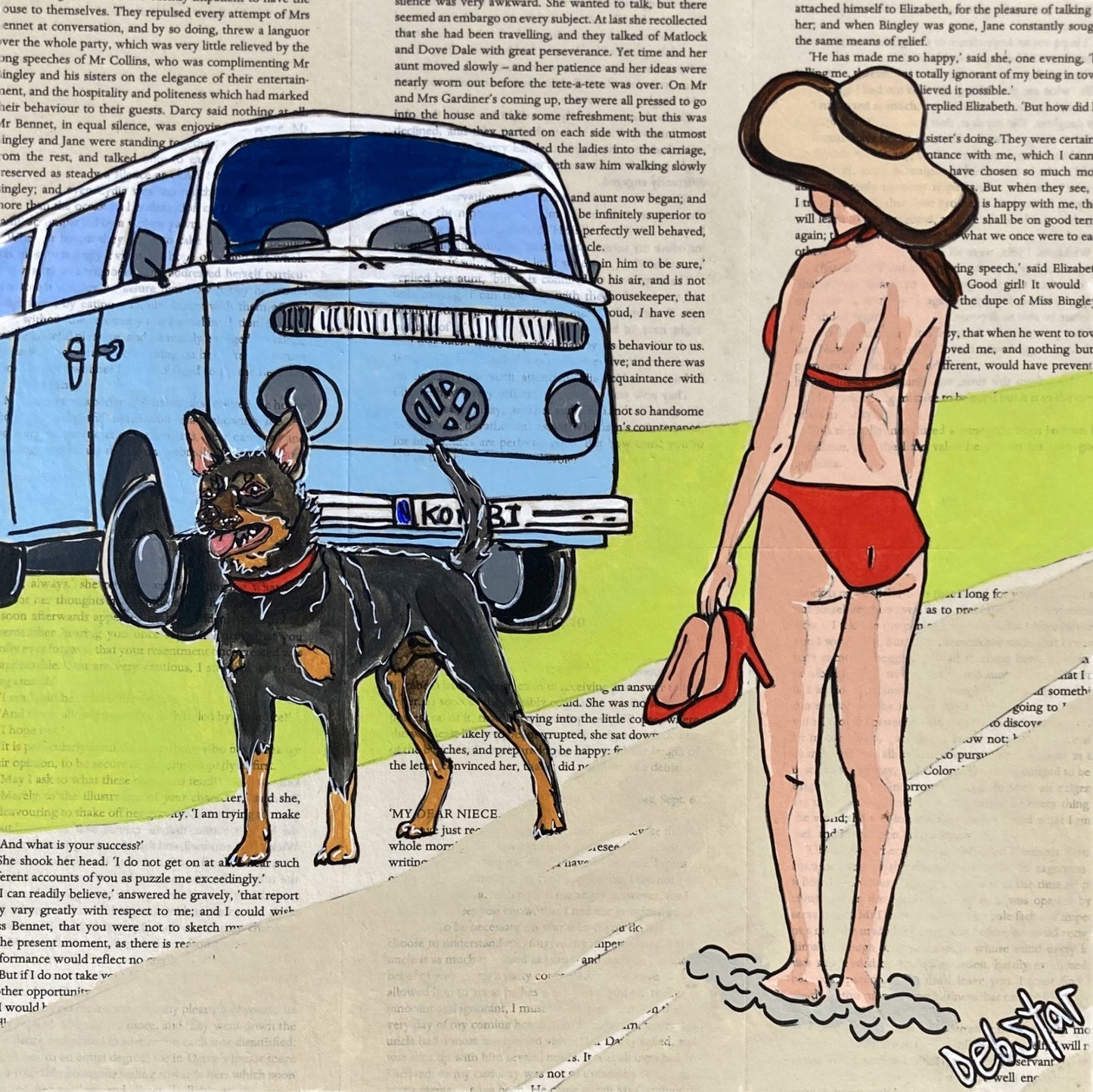 Dog Days - Kombi - Gold Coast Gallery Of ArtDeborah Lang