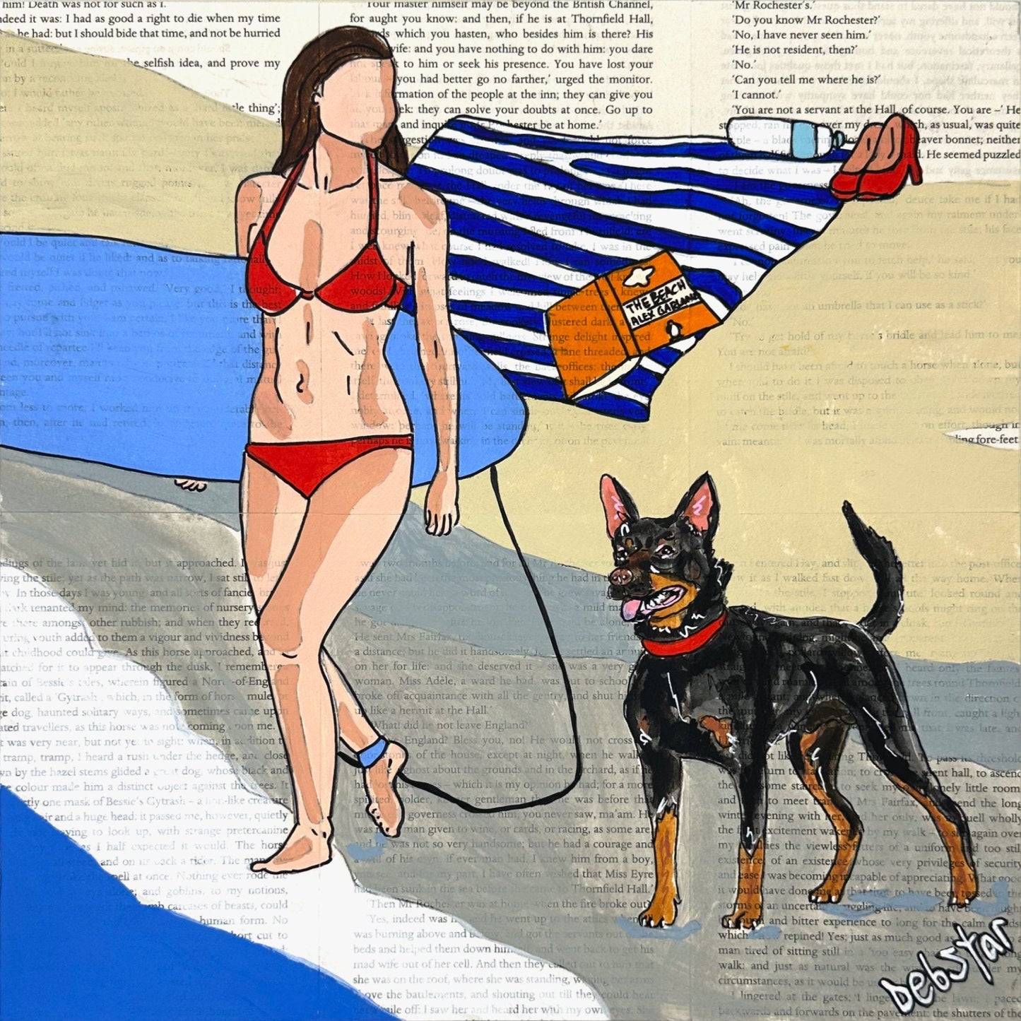 Dog Days - Lets Surf 2 - Gold Coast Gallery Of Artdeborah lang