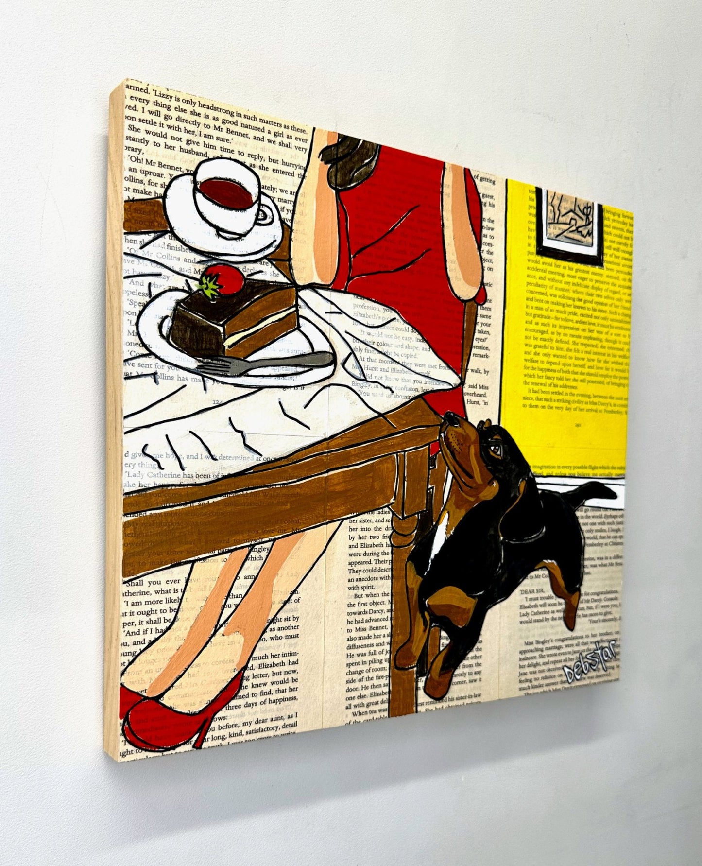 Dog Days - Morning Tea - Original Art - Gold Coast Gallery Of ArtDeborah Lang