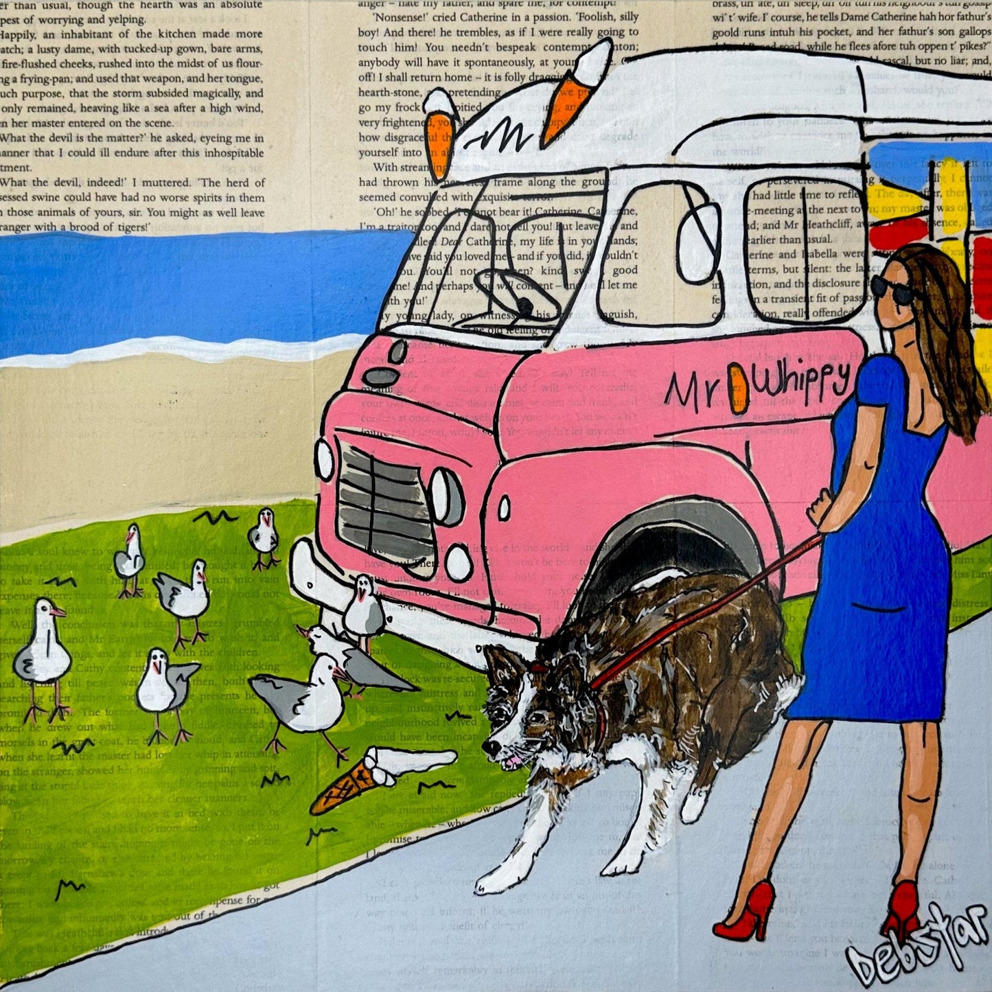 Dog Days - Mr Whippy and Seagulls - Gold Coast Gallery Of ArtDeborah Lang
