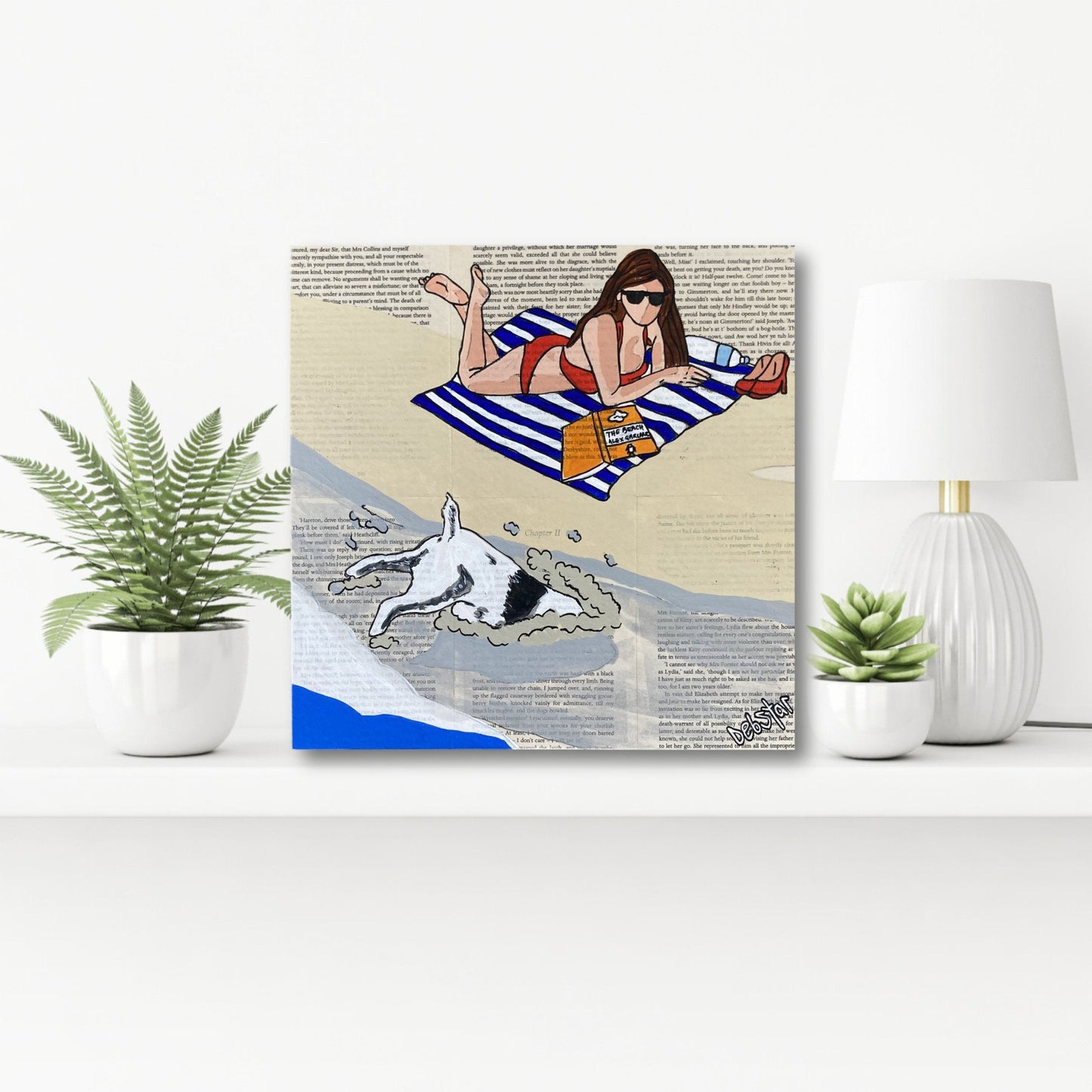 Dog Days - The Beach Dig - Gold Coast Gallery Of ArtDeborah Lang