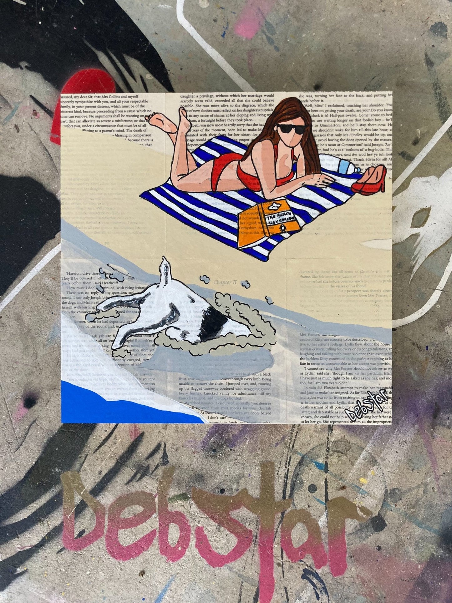 Dog Days - The Beach Dig - Gold Coast Gallery Of ArtDeborah Lang