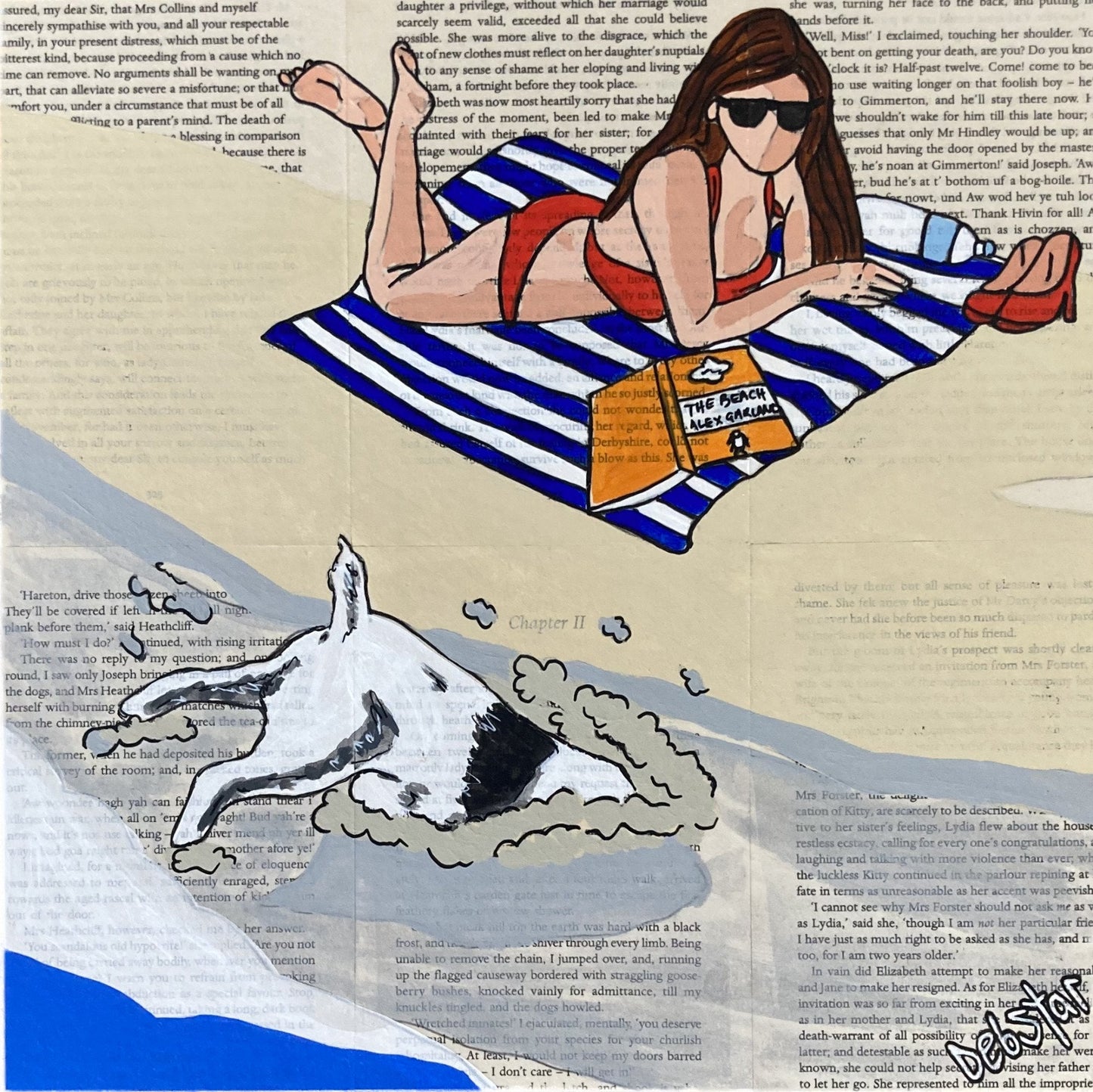 Dog Days - The Beach Dig - Gold Coast Gallery Of ArtDeborah Lang