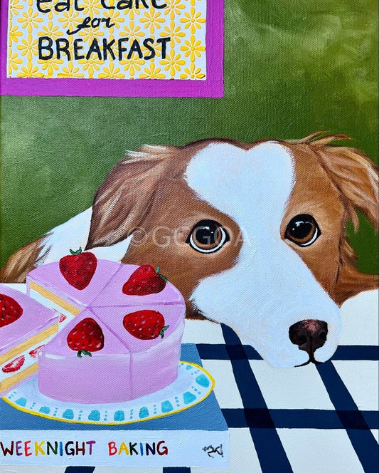 Eat Cake for Breakfast - Original Art - Gold Coast Gallery Of ArtFika Karnadewi