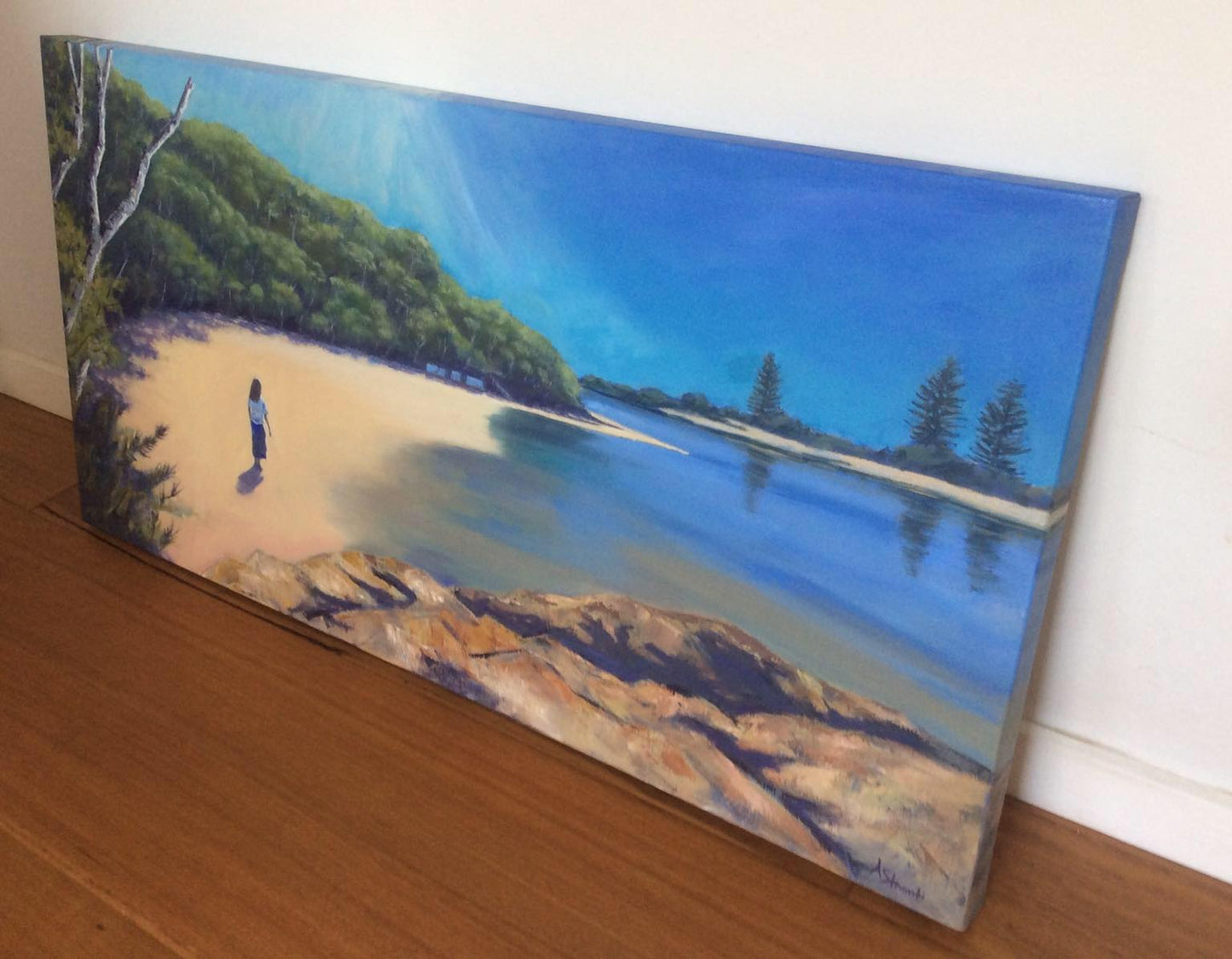 Echo Beach Tallebudgera Creek - Gold Coast Gallery Of ArtAnne Strambi