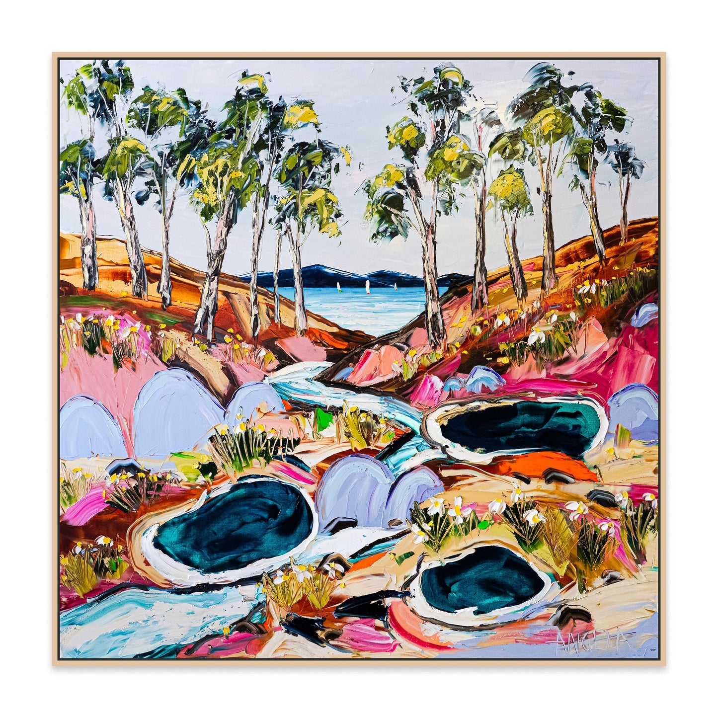 Echoes Of The Tide - Fine Art Print - Gold Coast Gallery Of ArtAngela Hawkey