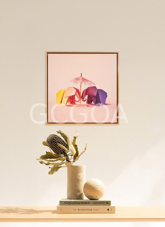 Elephant Oasis Escape - Original Art AFF - Gold Coast Gallery Of ArtSarah Park