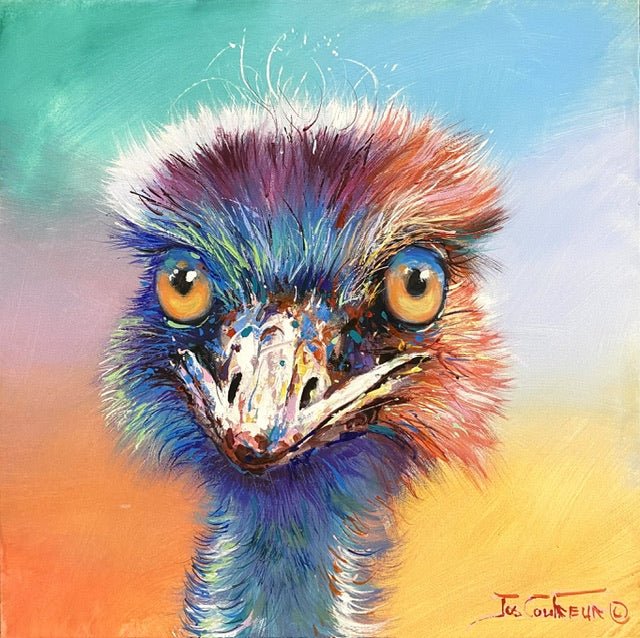 Emu 122 - Original Art - Gold Coast Gallery Of ArtJos Coufreur