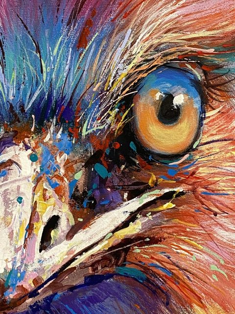 Emu 122 - Original Art - Gold Coast Gallery Of ArtJos Coufreur