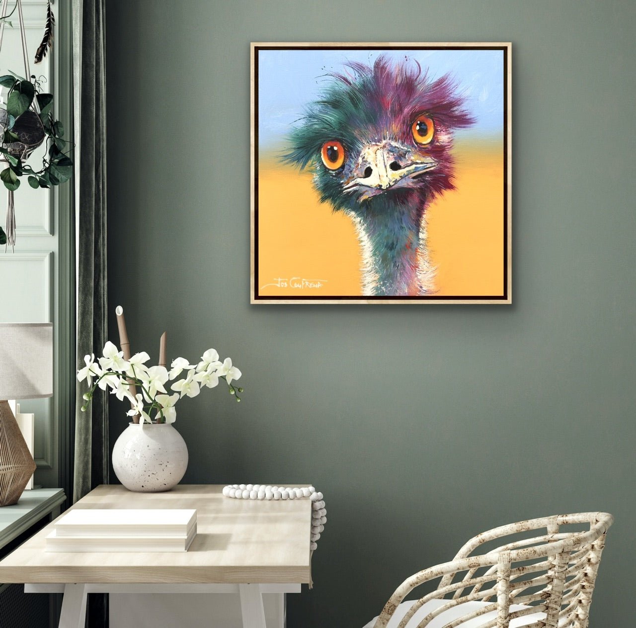 Emu 127 - Original Art - Gold Coast Gallery Of ArtJos Coufreur