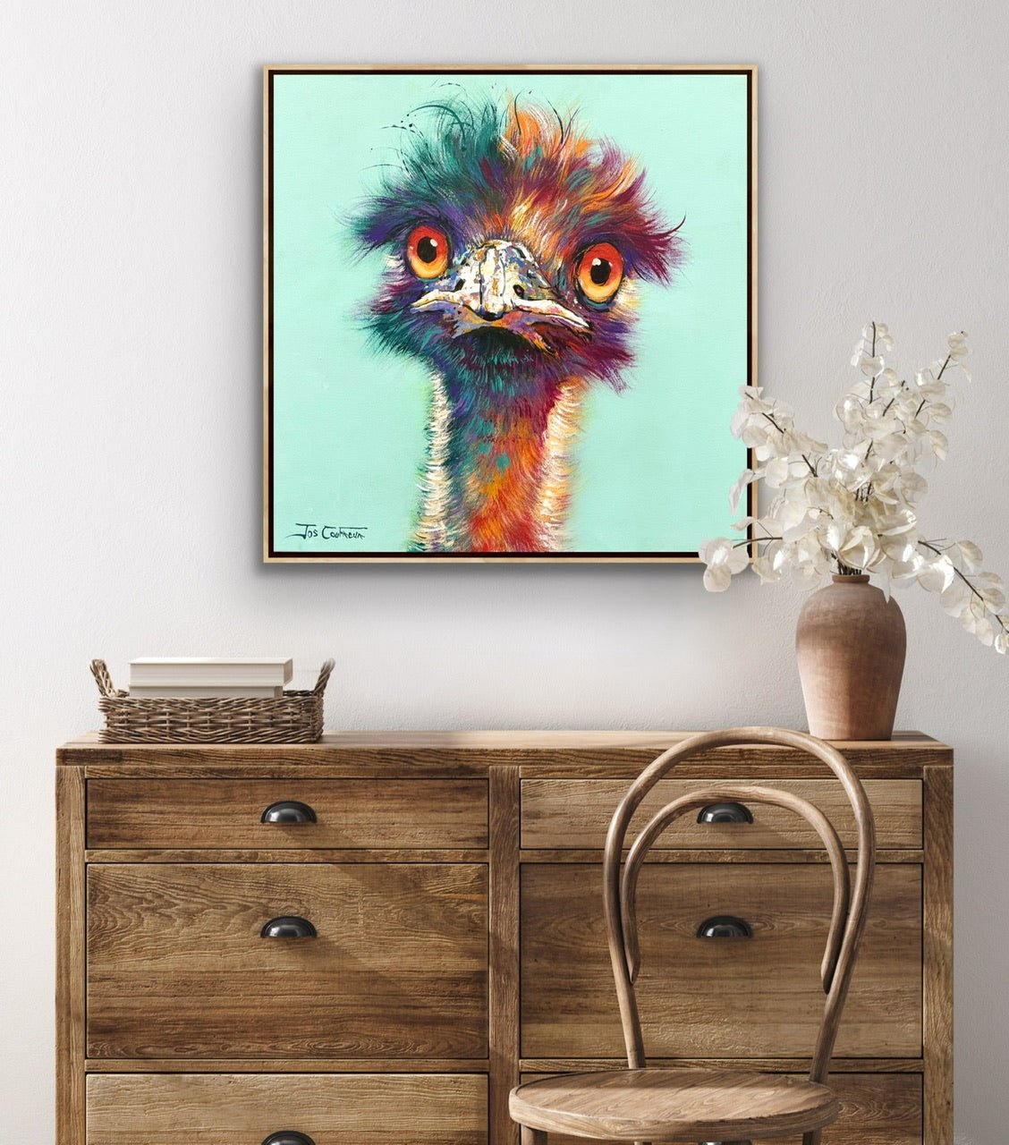 Emu 129 - Original Art - Gold Coast Gallery Of ArtJos Coufreur