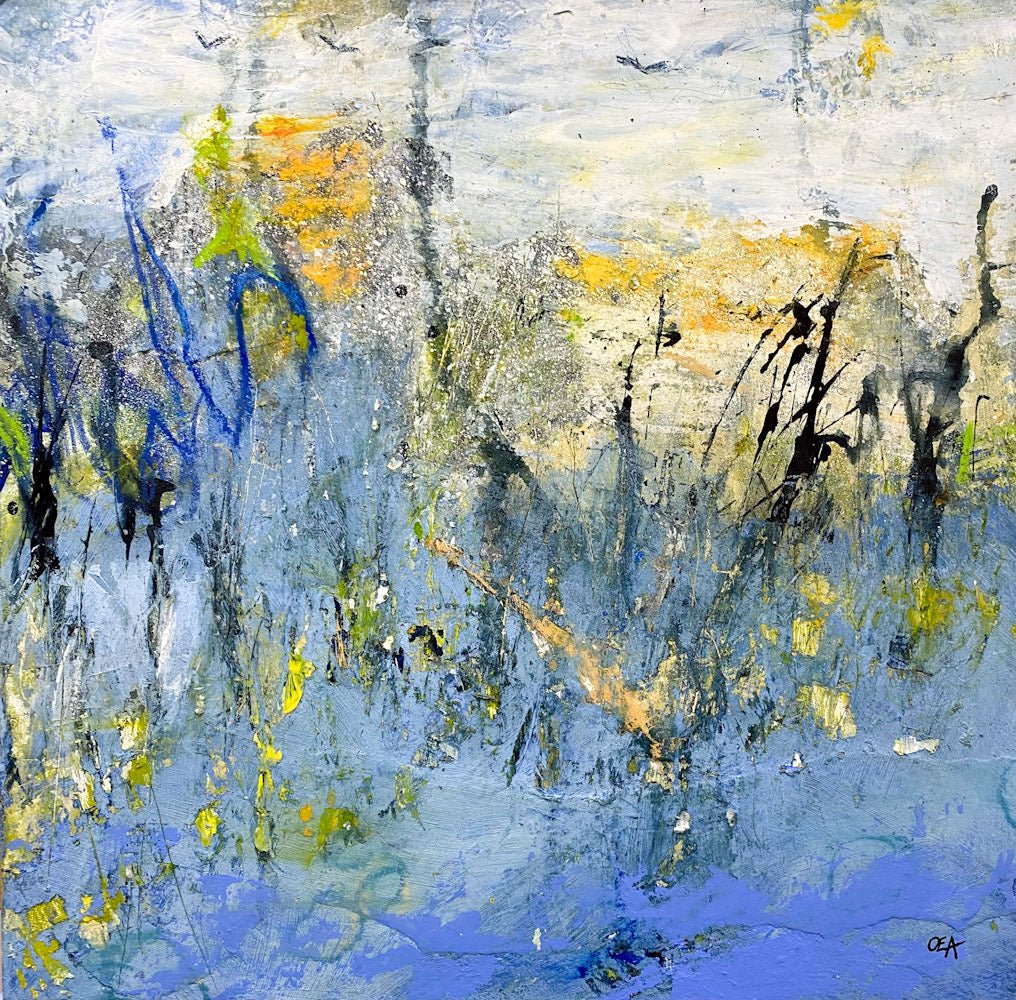Estuary Reflections 1 - Original Art - Gold Coast Gallery Of ArtOlivia Alexander